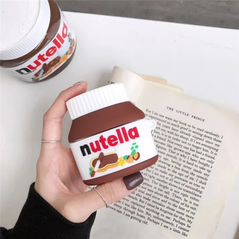 Nutella Airpods Cover for Apple AirPods - Premium Silicone Case - LIMITED PREMIUM