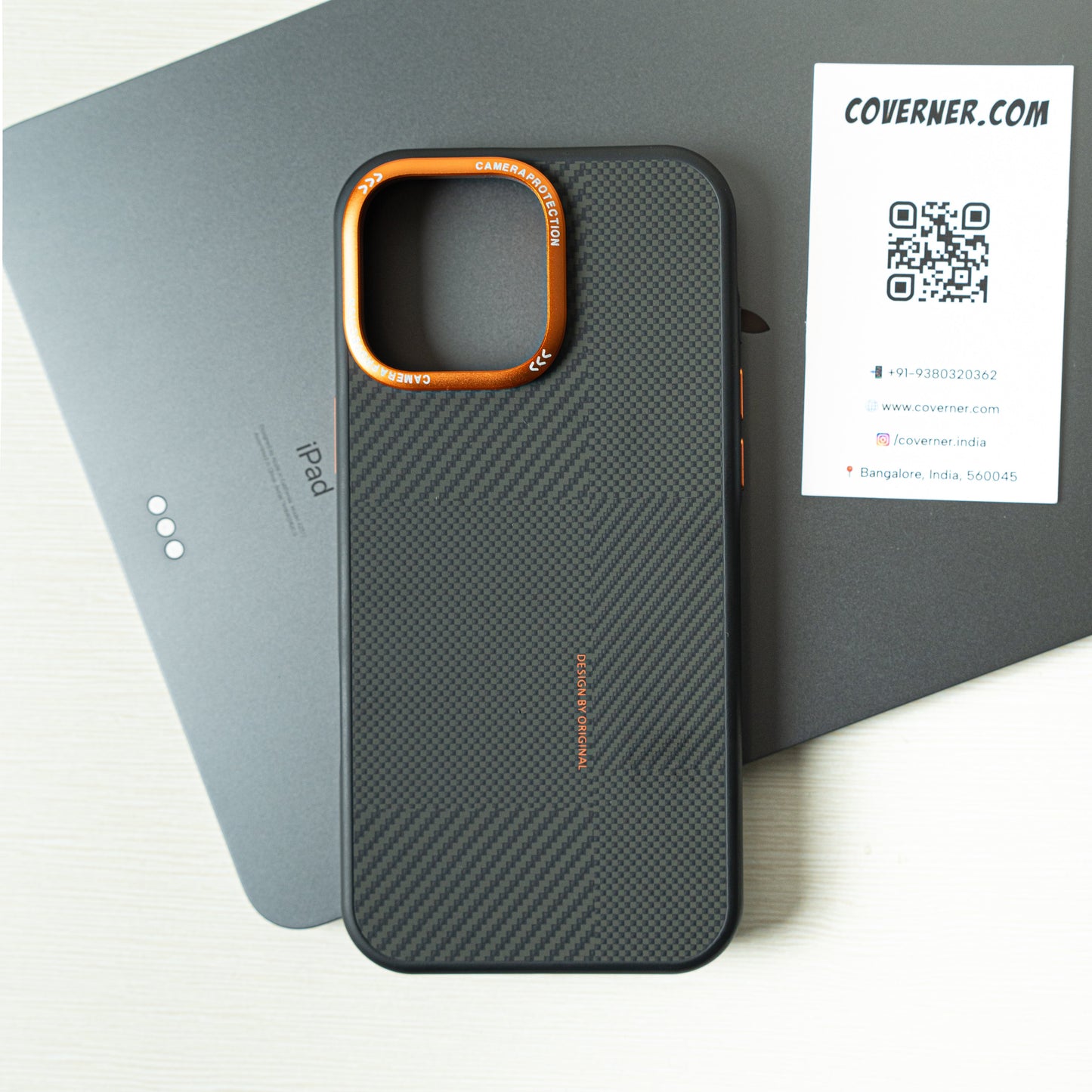 MagLine XT – Premium Carbon Fiber Texture MagSafe Case by Coverner India