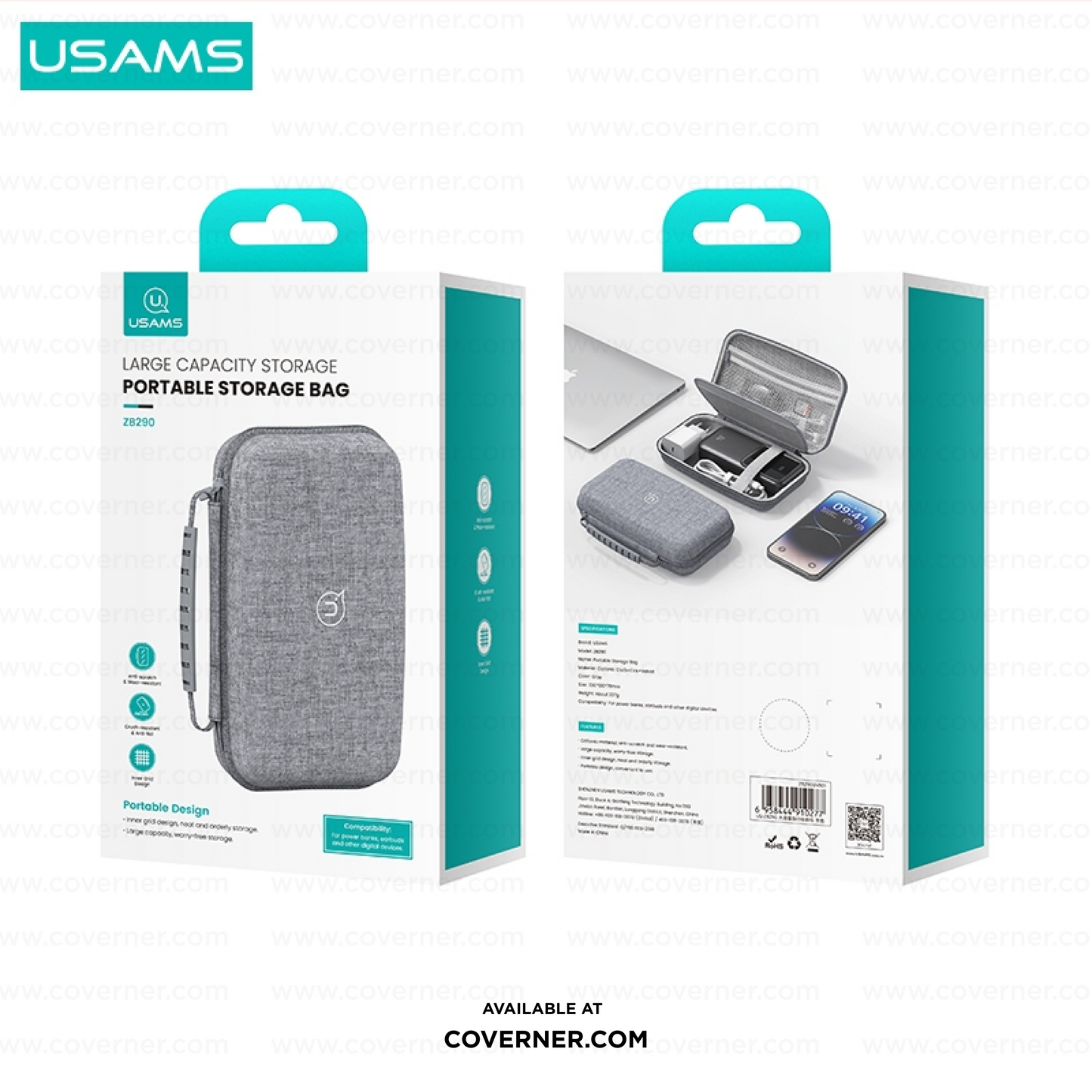 USAMS Hard Shell Organizer – Waterproof & Shockproof Storage Bag | Coverner India