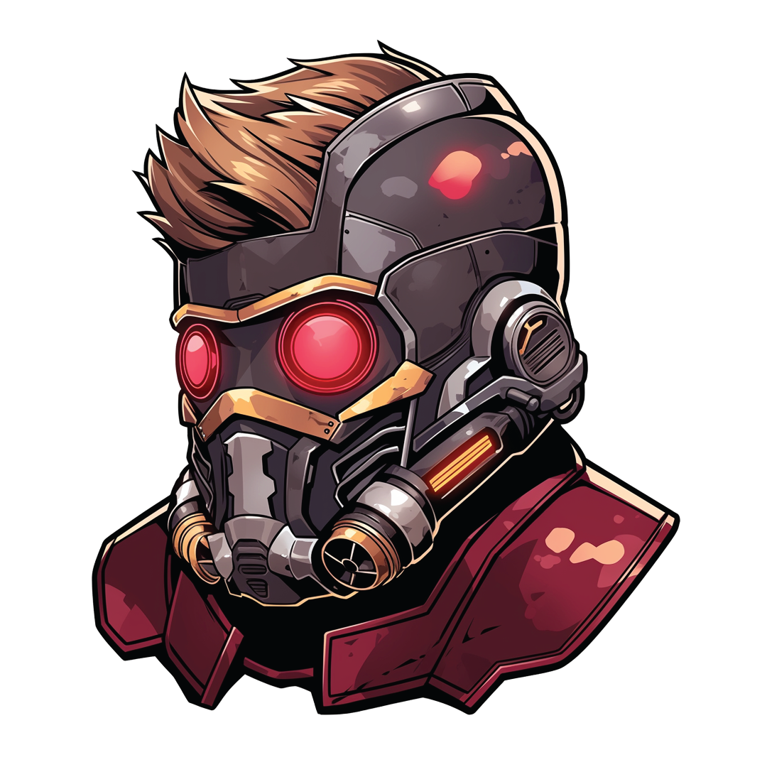Star Lord Fridge Magnet - 3D Cutout - Double Magnet Strong Hold