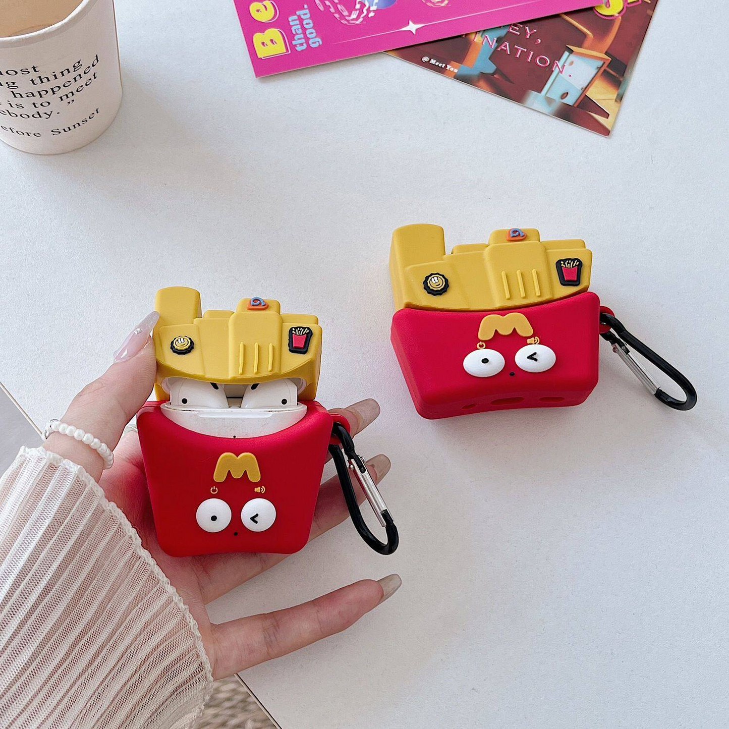 McDonald's & Chicken nugguts Airpods Cover for Apple AirPods - Premium Silicone Case