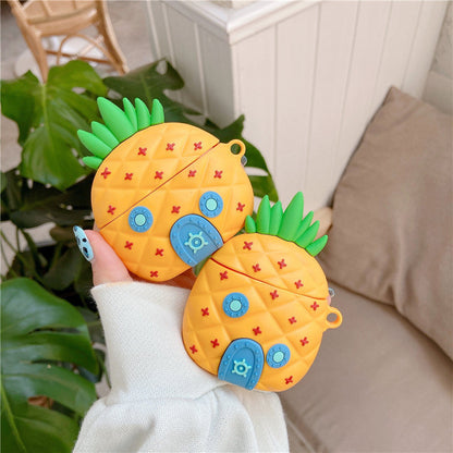 Pineapple Airpods Cover for Apple AirPods -  Premium Silicone Case Cover - Coverner