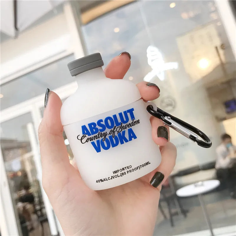 Vodka Airpods Cover  for Apple AirPods -  Premium Silicone Case Cover LIMITED