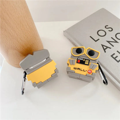 Wall E Airpods Cover  for Apple AirPods -  Premium Silicone Case Cover