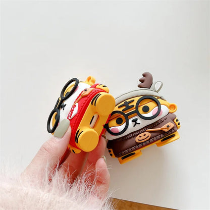 Baby Tiger Airpods Cover  for Apple AirPods -  Premium Silicone Case Cover