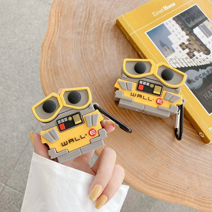 Wall E Airpods Cover  for Apple AirPods -  Premium Silicone Case Cover