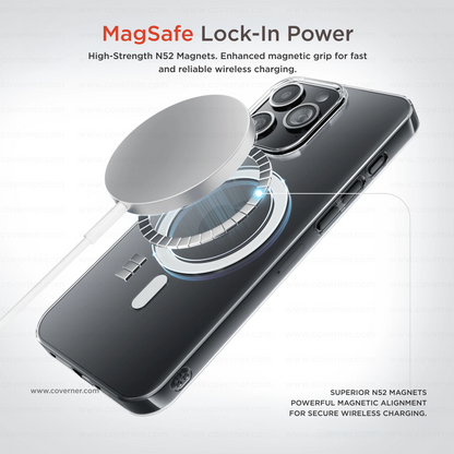 Anti-Yellow MagSafe Clear Case for iPhone – Crystal Clear | Coverner