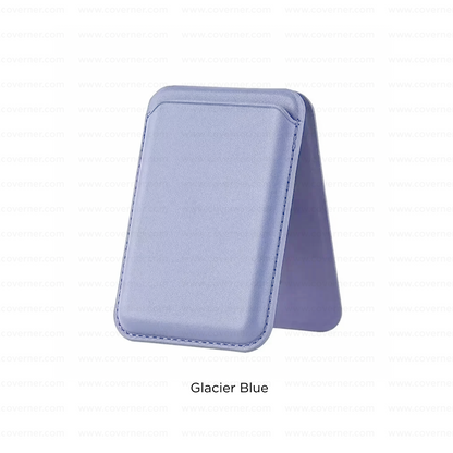 MagStand Pro Wallet – 2-in-1 Leather MagSafe Card Holder with Stand & RFID Protection by Coverner India