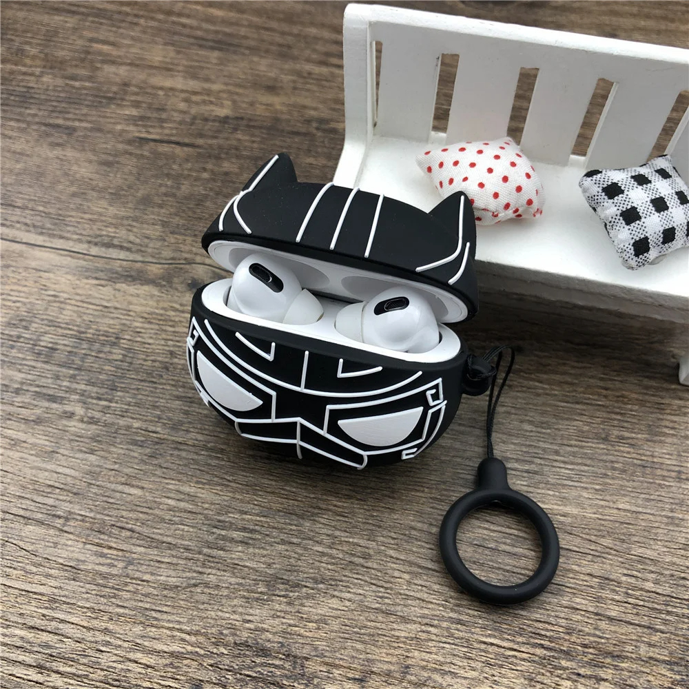 Black Panther Airpods Cover  for Apple AirPods -  Premium Silicone Case Cover