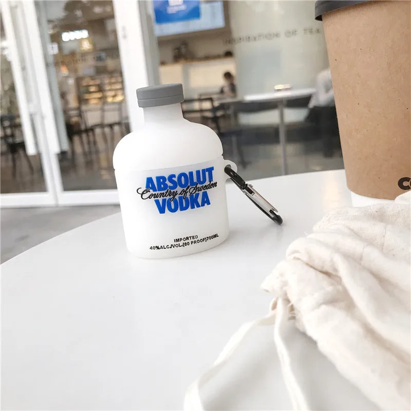 Vodka Airpods Cover  for Apple AirPods -  Premium Silicone Case Cover LIMITED