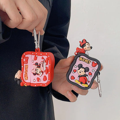 Mickey & Minnie Love Airpods Cover for Apple AirPods -  Premium Silicone Case Cover