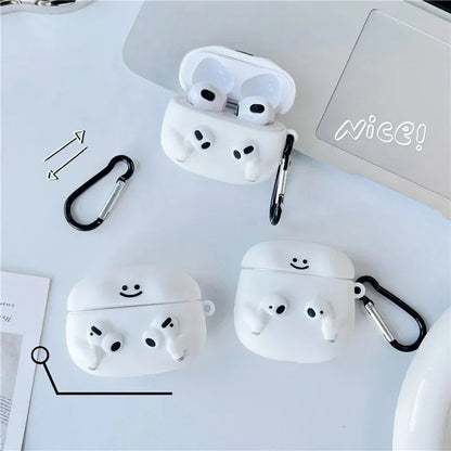Cute Cartoon with Airpods Cover for Apple AirPods - Premium Silicone Case (Limited Edition)