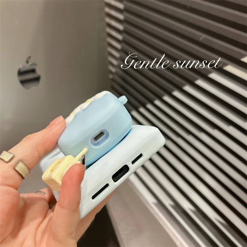 Ice Cream AirPods Case & Cover – Silicone Cone Design with Hook | Coverner India