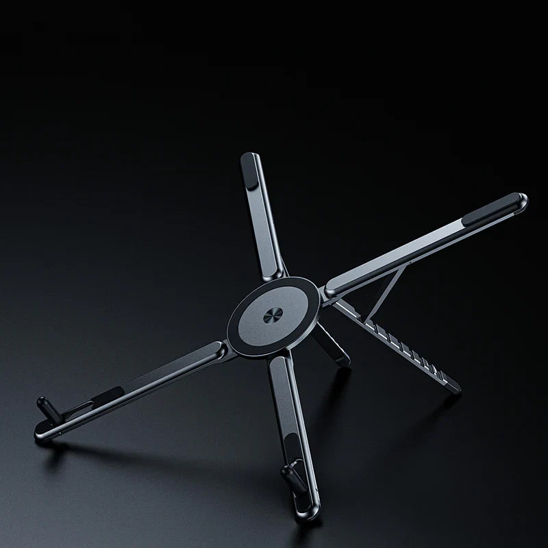 MagFlex Pro – Lightweight Strong MagSafe Adjustable Alloy Stand for Phone, Tablet & Laptop by Coverner India