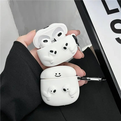 Cute Cartoon with Airpods Cover for Apple AirPods - Premium Silicone Case (Limited Edition)