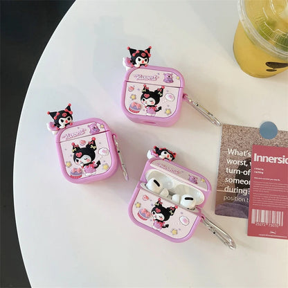 Poohaco Airpods Cover for Apple AirPods -  Premium Silicone Case Cover