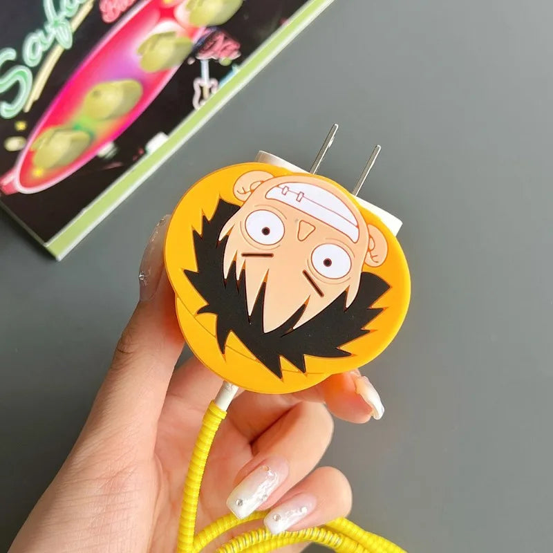 Iphone Charger Case Cover - One Piece Luffy - 4 Piece Set