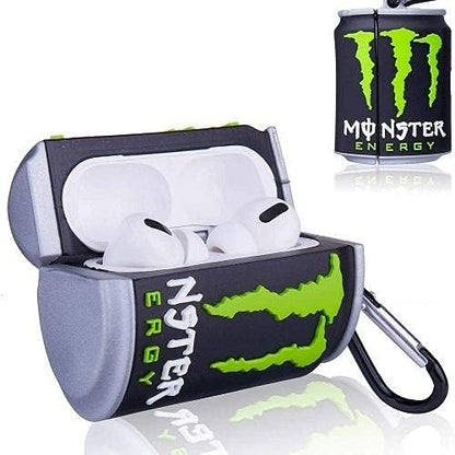 Monster Airpods Cover  for Apple AirPods -  Premium Silicone Case Cover