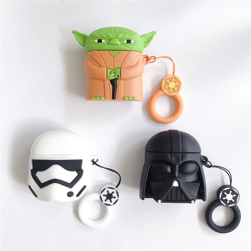 Starwars Darth Vader Airpods Cover for Apple AirPods - Premium Silicone Case