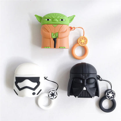 Starwars Darth Vader Airpods Cover for Apple AirPods - Premium Silicone Case