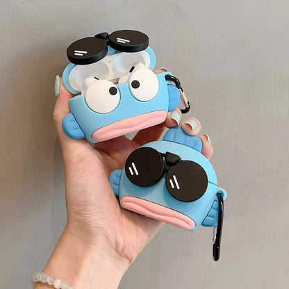 Cool Fish Airpods Cover for Apple AirPods - Premium Silicone Case (Limited Edition)