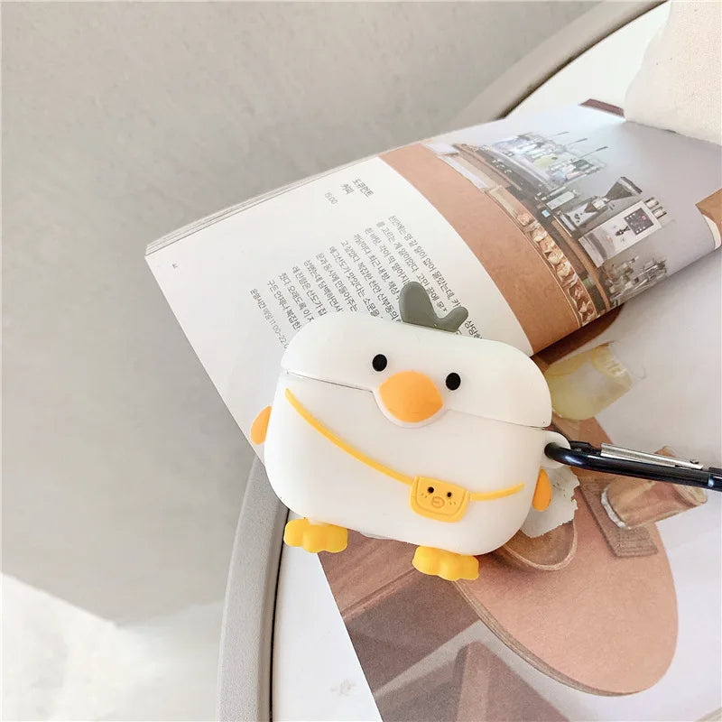 Cute Kitten Airpods Cover  for Apple AirPods -  Premium Silicone Case Cover