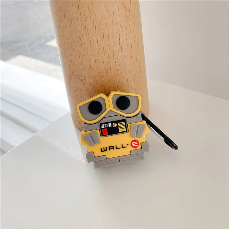 Wall E Airpods Cover  for Apple AirPods -  Premium Silicone Case Cover