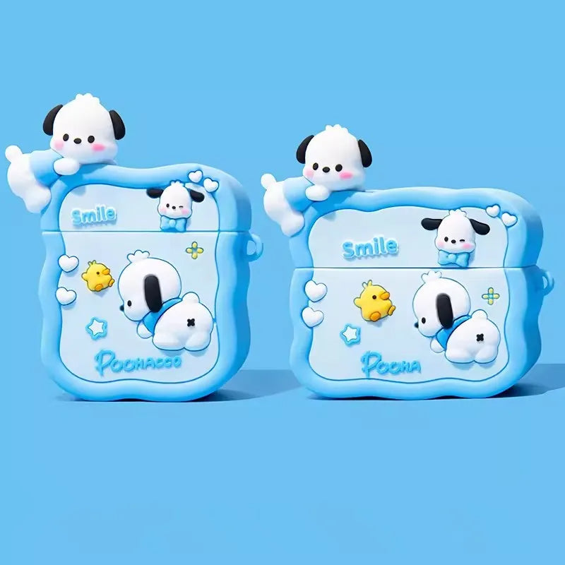 Poohaco Airpods Cover for Apple AirPods -  Premium Silicone Case Cover