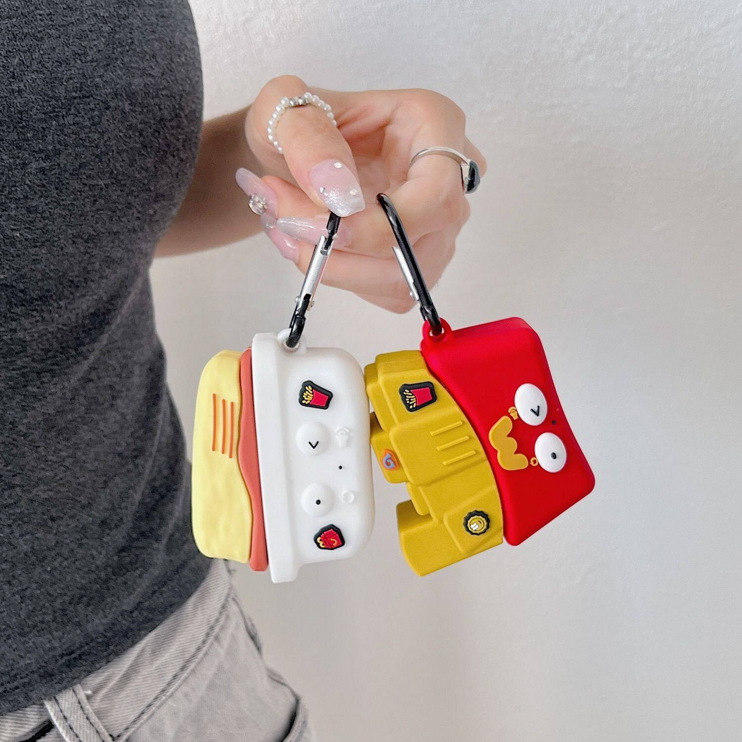 McDonald's & Chicken nugguts Airpods Cover for Apple AirPods - Premium Silicone Case