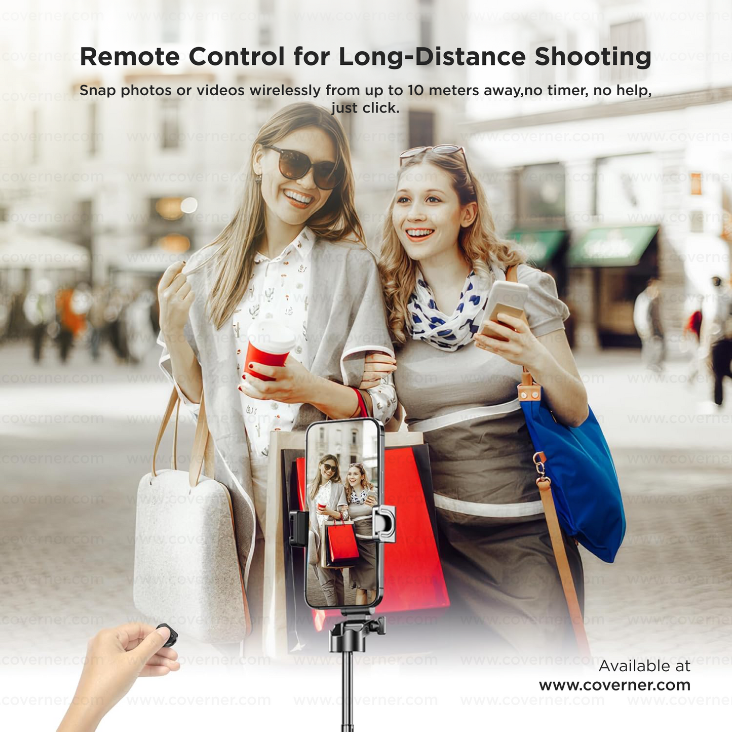 Hybrid Flex - Neo – 4-in-1 MagSafe Tripod, Selfie Stick, Wireless Grip & Camera Handle by Coverner India