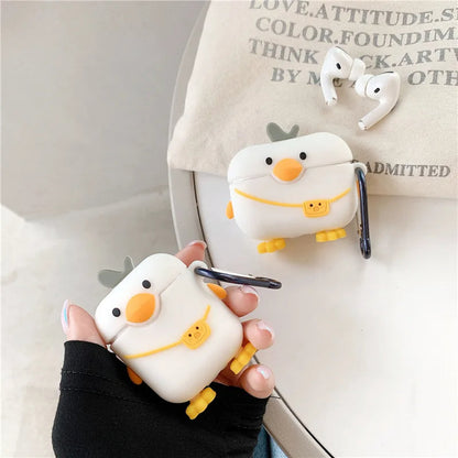 Cute Kitten Airpods Cover  for Apple AirPods -  Premium Silicone Case Cover