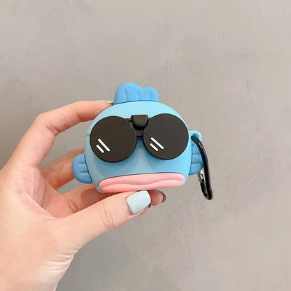 Cool Fish Airpods Cover for Apple AirPods - Premium Silicone Case (Limited Edition)