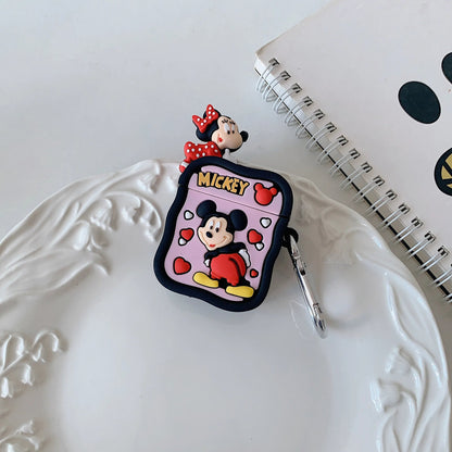 Mickey & Minnie Love Airpods Cover for Apple AirPods -  Premium Silicone Case Cover