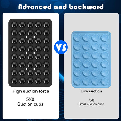Premium Dual-Sided Silicone Suction Phone Grip Holder for iPhone & Android
