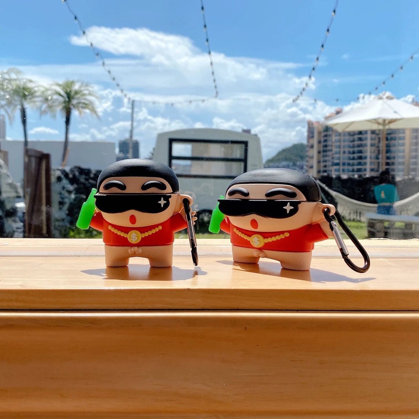Shinchan Red Airpods Cover for Apple AirPods - Premium Silicone Case