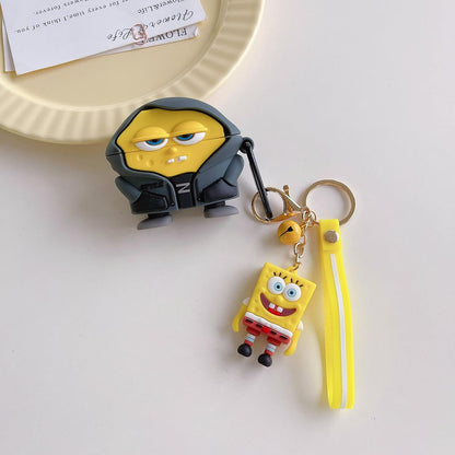 SpongeBob Airpods Cover  for Apple AirPods -  Premium Silicone Case Cover