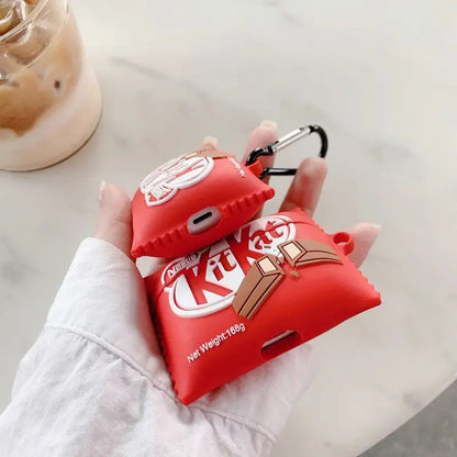 KitKat Airpods Cover for Apple AirPods - Premium Silicone Case Cover