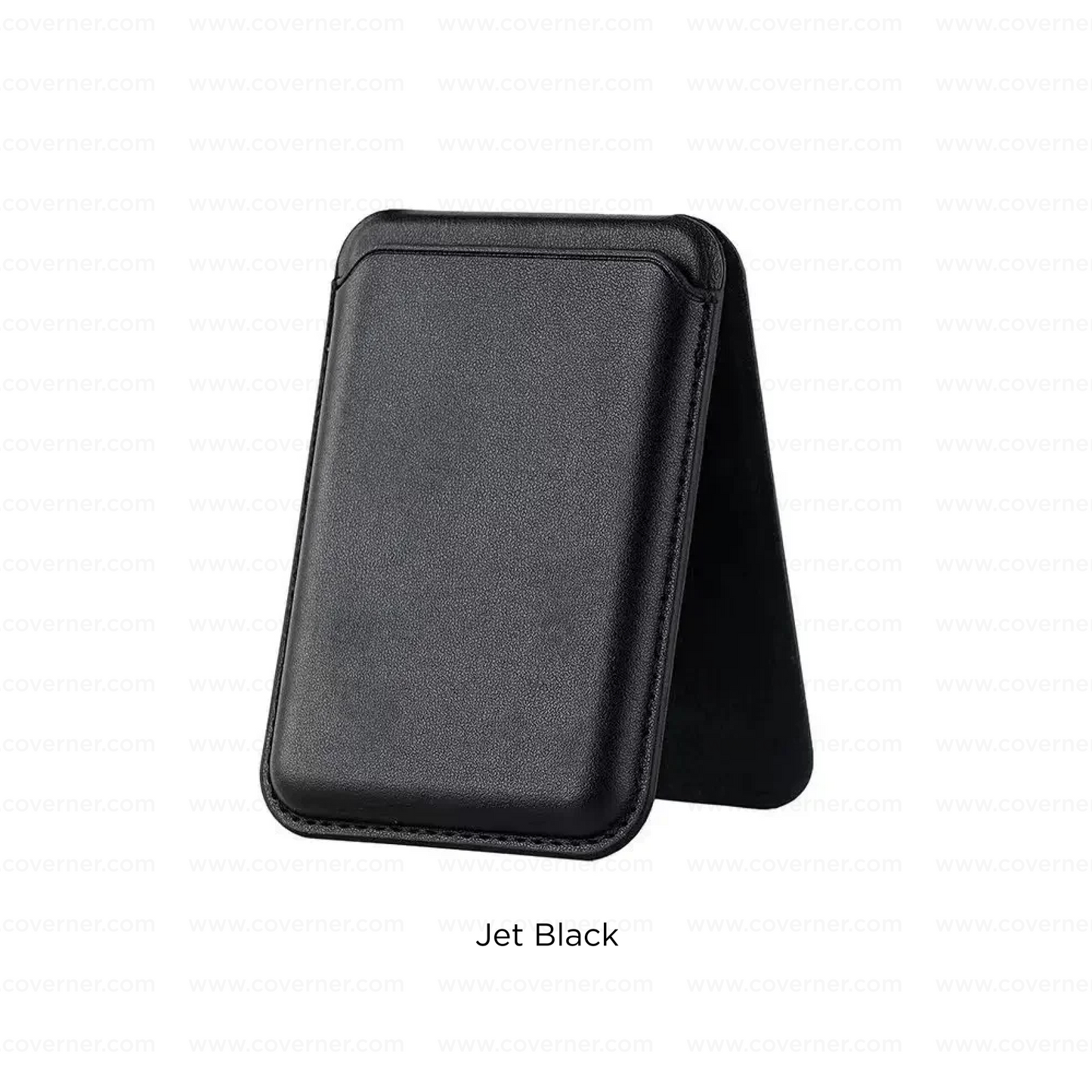 MagStand Pro Wallet – 2-in-1 Leather MagSafe Card Holder with Stand & RFID Protection by Coverner India