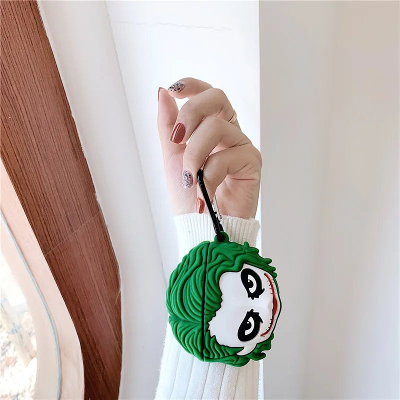 Joker - Airpods Cover  for Apple AirPods -  Premium Silicone Case Cover