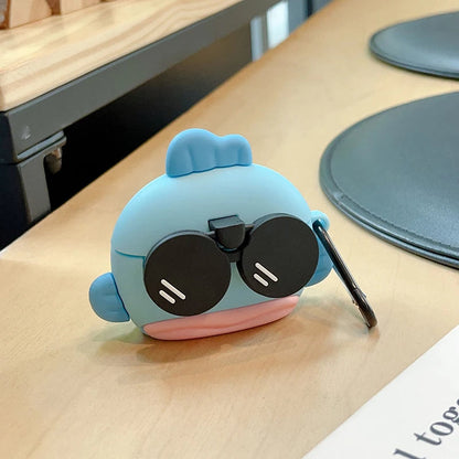 Cool Fish Airpods Cover for Apple AirPods - Premium Silicone Case (Limited Edition)