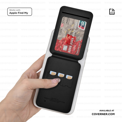 WIWU Mag Wallet FM MW-005 Slim Magnetic Wallet with Apple Find My & RFID – Sold by Coverner India