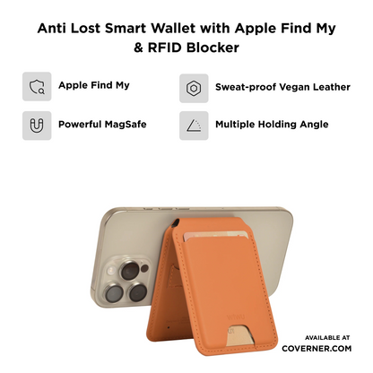 WIWU Mag Wallet FM MW-005 Slim Magnetic Wallet with Apple Find My & RFID – Sold by Coverner India