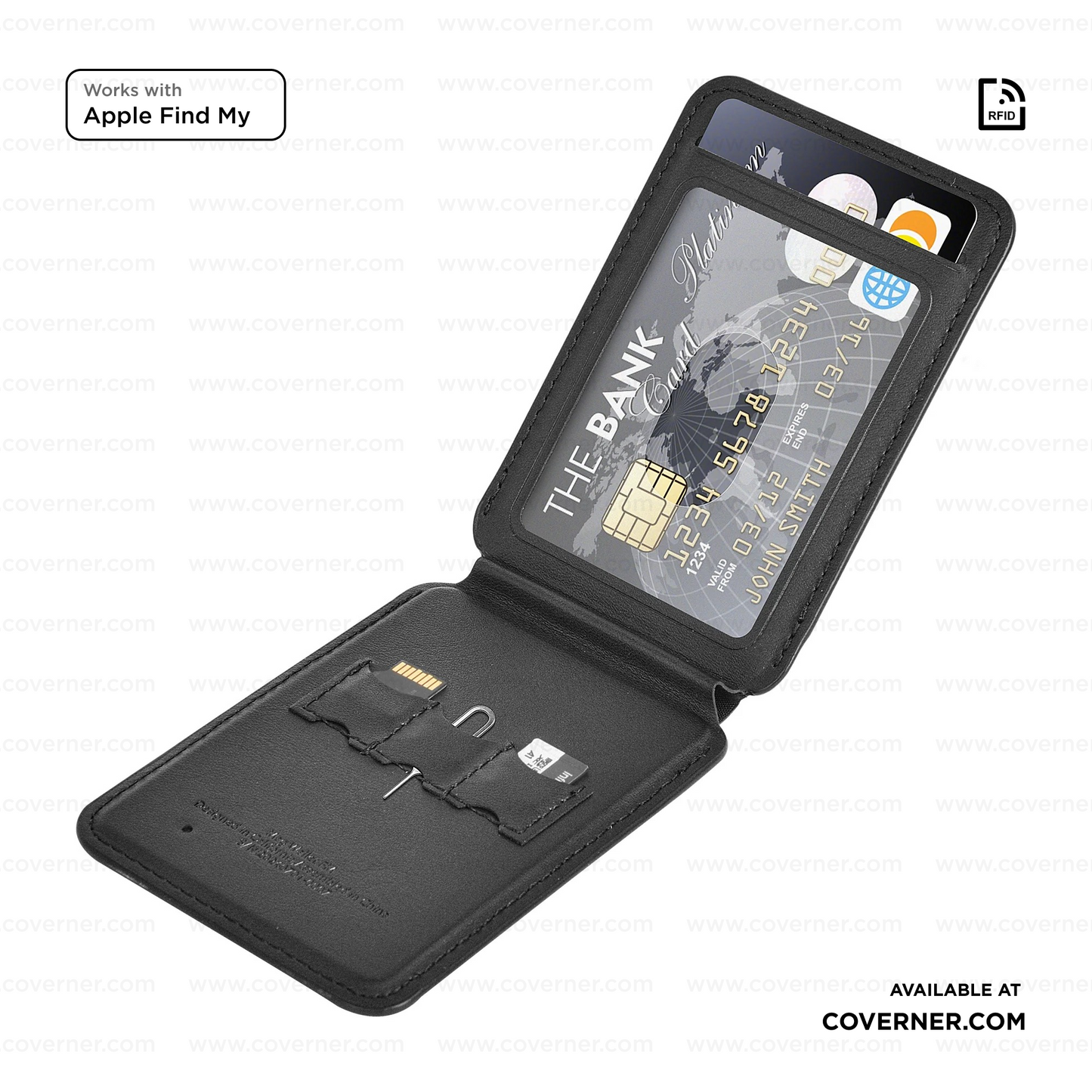 WIWU Mag Wallet FM MW-005 Slim Magnetic Wallet with Apple Find My & RFID – Sold by Coverner India