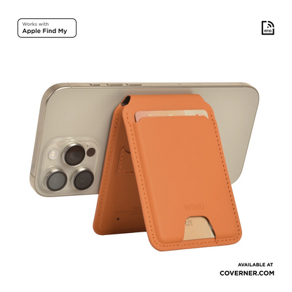 WIWU Mag Wallet FM MW-005 Slim Magnetic Wallet with Apple Find My & RFID – Sold by Coverner India