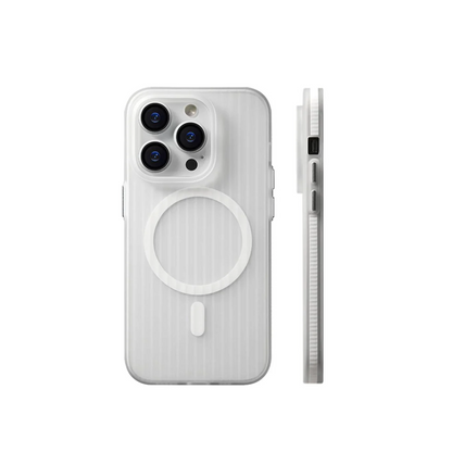 GripLine SlimFit Case – MagSafe Compatible Hybrid iPhone Case with Internal Side Stripes | Slim Fit, Camera Protection