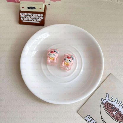 Pawsy in Pink – Charger & Cable Protector Set | CharmPop Series by Coverner India