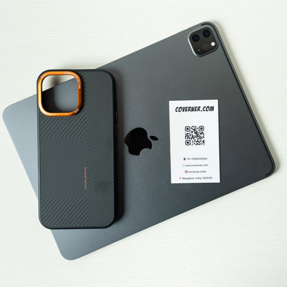 MagLine XT – Premium Carbon Fiber Texture MagSafe Case by Coverner India