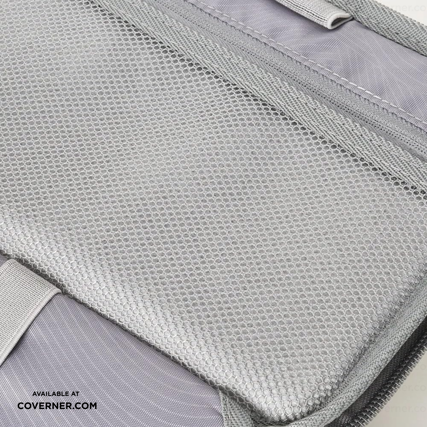 WiWU Minimalis Travel Tech Pouch – Splash-Proof Organizer with Leather Strap (Black/Gray) | Coverner India
