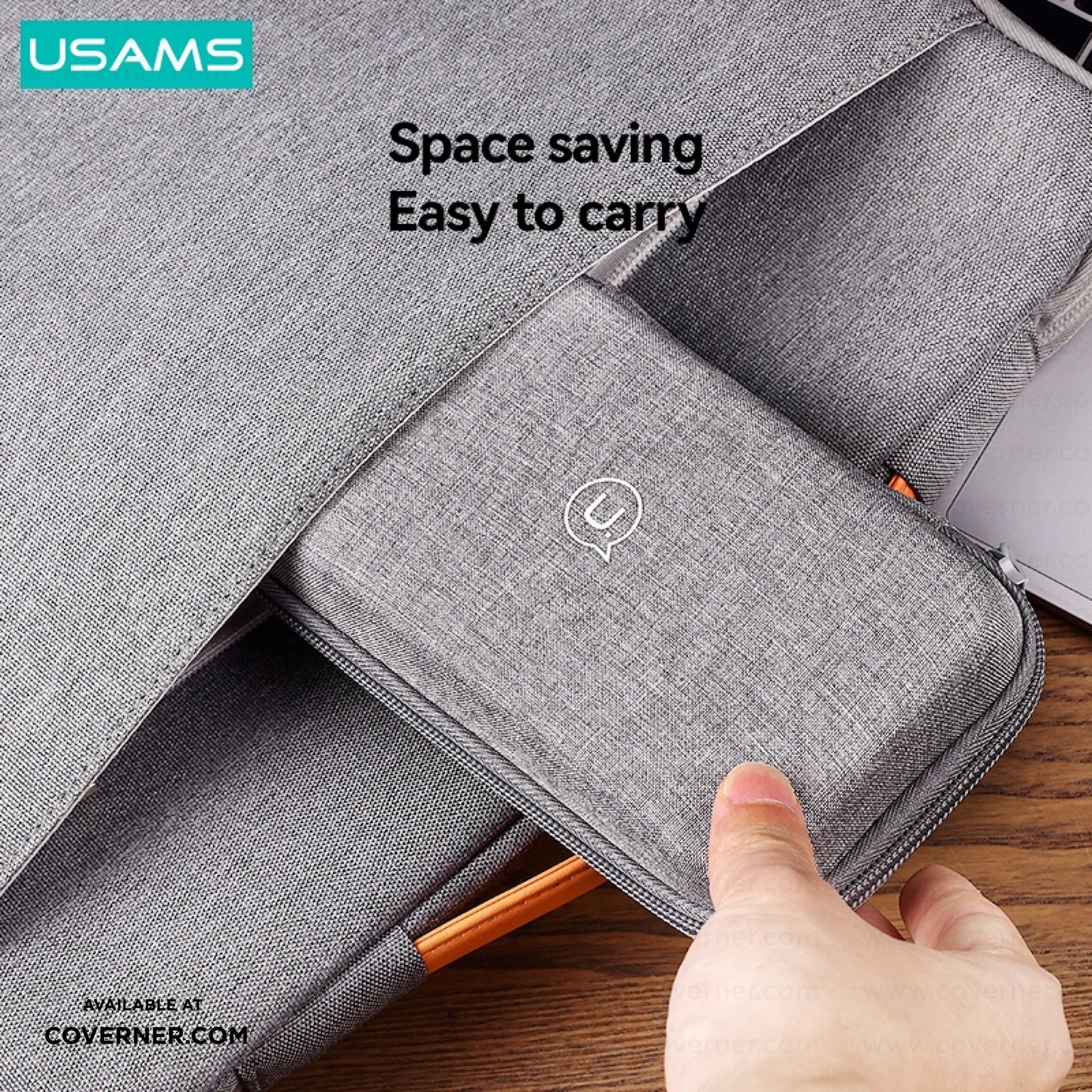 USAMS Hard Shell Power Bank Organizer – Compact, Shockproof & Anti-Scratch Case | Coverner India Exclusive