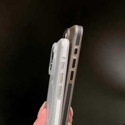 GripLine SlimFit Case – MagSafe Compatible Hybrid iPhone Case with Internal Side Stripes | Slim Fit, Camera Protection